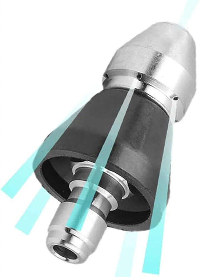 Pressure Washer Sewer Jetter Nozzle by MIZORLIE
