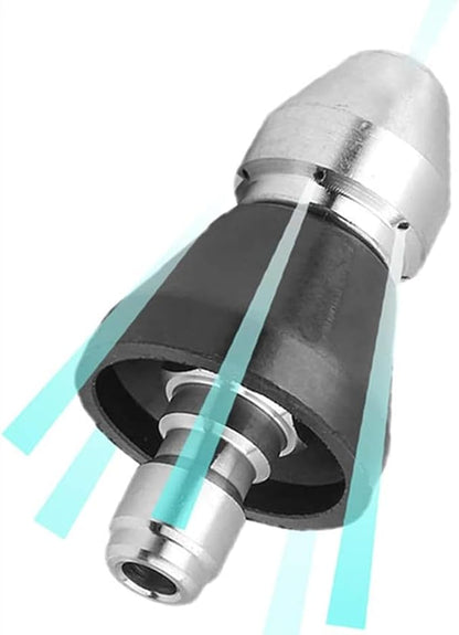 Pressure Washer Sewer Jetter Nozzle by MIZORLIE