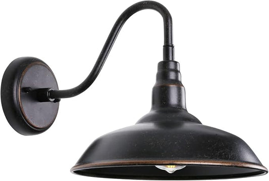14in Outdoor Gooseneck Barn Light by GOALPLUS