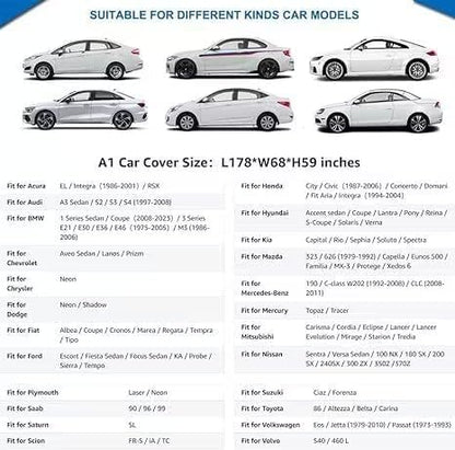 KouKou 6 Layers Car Cover Waterproof All Weather - Image 5