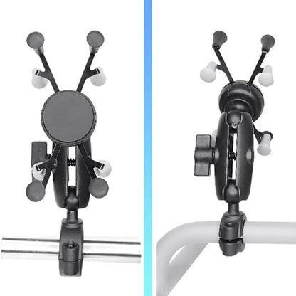 Strg Phone Holder with Composite Double Socket Arm Compatible with RAM B Size - Image 5