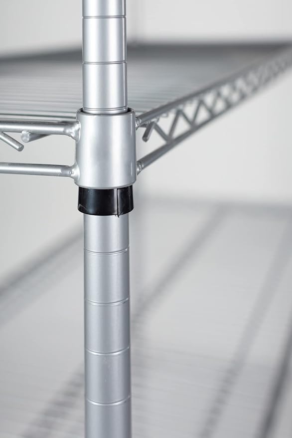 Omega 12" Deep x 24" Wide x 80" High 3 Tier Gray Starter Shelving Unit - Image 5