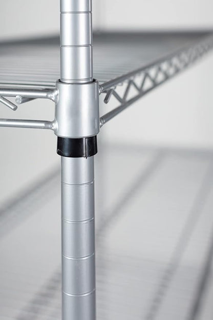 Omega 14" Deep x 30" Wide x 63" High 3 Tier Gray Starter Shelving Unit - Image 5