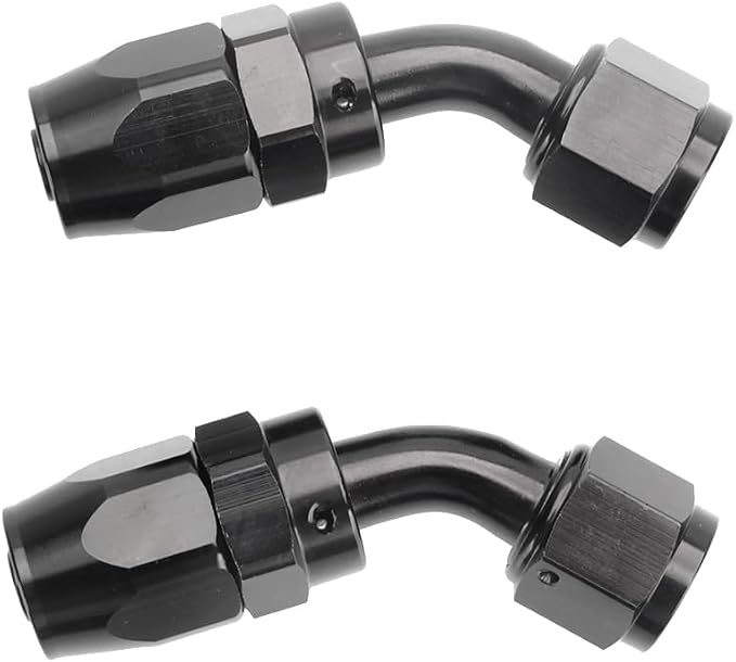 LokoCar 10AN Hose End Fitting 45 Degree Swivel by GetToKnowEachOther