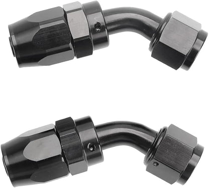 LokoCar 10AN Hose End Fitting 45 Degree Swivel by GetToKnowEachOther