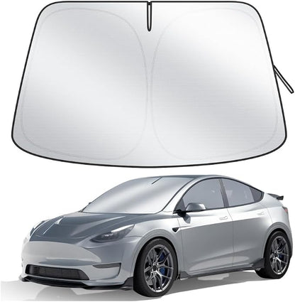 Car Windshield Sun Shade, 300T Thickened Car Window Shades Heat Reflective by QUANQIUFEI