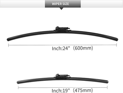 Front Windshield Wipers, 2-Piece Set - Image 3