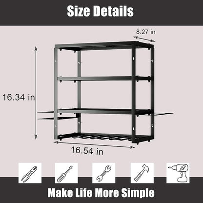 AZERPIAN Tool Organizer Heavy Duty Power Wall Mount - Image 5