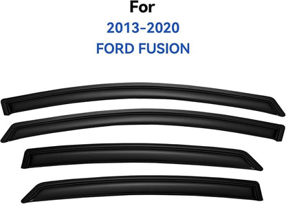 Window Visors Rain Guards for 2013 2014 2015 2016 2017 2018 2019 2020 Ford - Image 2