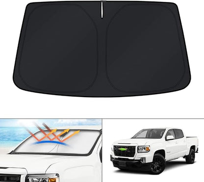 KUST Windshield Sun Shade for GMC Canyon/Chevy Colorado 2015-2022 Window by KUST