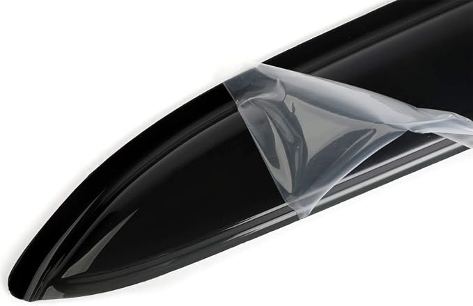4pcs Outside Mount Style Sun Rain Guard Durable Side Window Wind Deflectors - Image 4