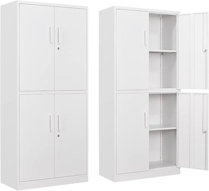 Yizosh Metal Storage Locking Cabinet by Yizosh