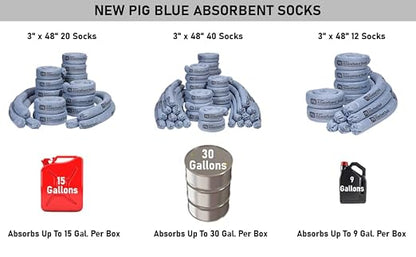PIG Blue Oil Absorbent Sock - Image 8