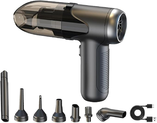 Small Car Vacuum Cleaner Cordless, Ultra Lightweight 0.68LB 3-IN-1 Mini by TEZILON
