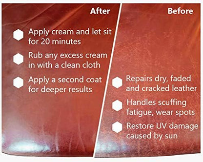Skidmore’s Leather Cream: All-Natural, Non-Toxic Leather Conditioner, Made in - Image 4
