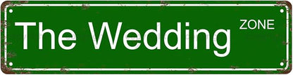 The Wedding zone Space Vintage Metal Tin Street Sign Bar Cafe Garage Cave Home by Unknown