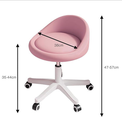 Rolling Stool Set of 4 Rolling Hydraulic Salon Stool - Image 2