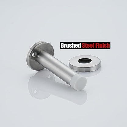 JQK Door Stopper, 304 Stainless Steel Thicken 1mm Sound Dampening Door Stop - Image 9