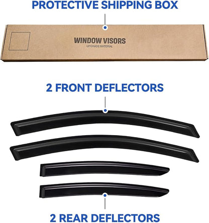 Window Visors Rain Guards Shield - Image 5