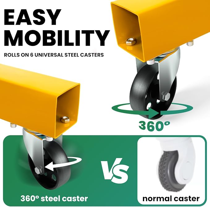 Engine Lift with Load Leveler, 2T Heavy Duty Alloy Steel Folding Cherry Picker - Image 5