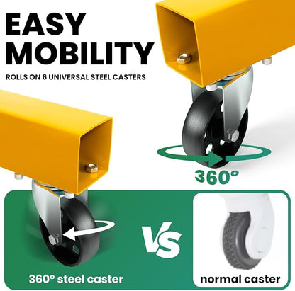 Engine Lift with Load Leveler, 2T Heavy Duty Alloy Steel Folding Cherry Picker - Image 5