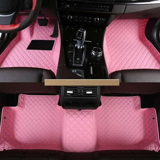 Custom Artificial Leather Waterproof All-Weather Car Floor Mats Fit by SLFCWA