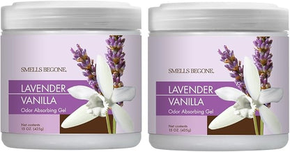 SMELLS BEGONE Air Freshener Odor Absorber Gel - 15 oz by SMELLSBEGONE