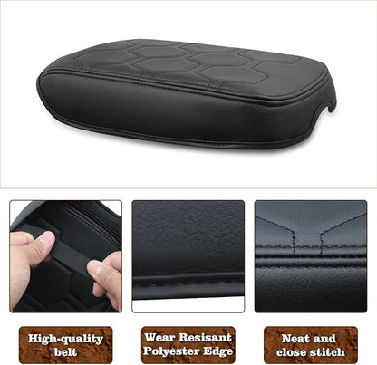 Muslogy for Frontier Center Console Pad Armrest Box Cover Vegan Leather Soft - Image 3