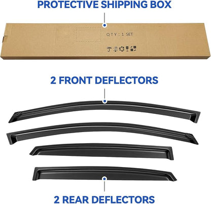 Window Visors Rain Guards Shield - Image 5