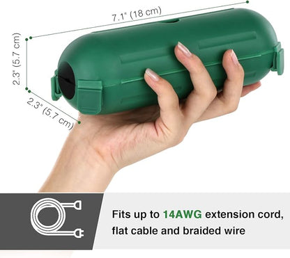 Flemoon Outdoor Extension Cord Safety Cover, IP44 Waterproof Connection - Image 6