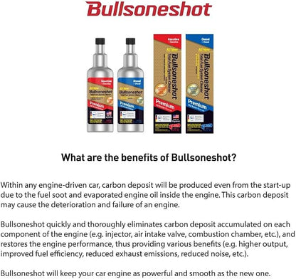 2 Pack Bullsoneshot Premium Total Fuel System Cleaner & Fuel Additive - Image 2