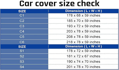 6 Layer Heavy Duty Car Cover Waterproof All Weather Protection - Image 6
