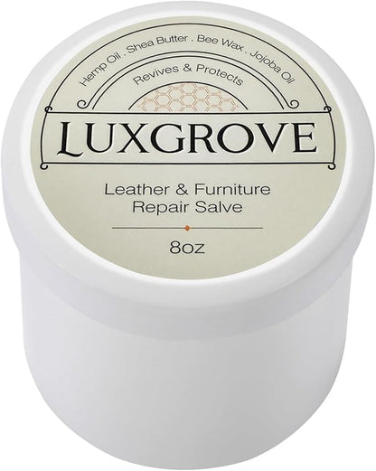 LUXGROVE® Leather & Furniture Repair Salve- Polisher, Moisturizer, and Restorer by LUXGROVE