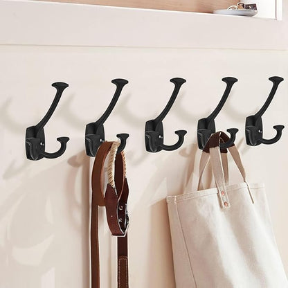 Large Wall Double-Sided Hook 2 Pack Matte Black Hook Decorative Heavy Duty - Image 4