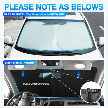 KUST Windshield Sun Shade for 2019-2025 2026 Subaru Ascent Accessories Window - Image 5