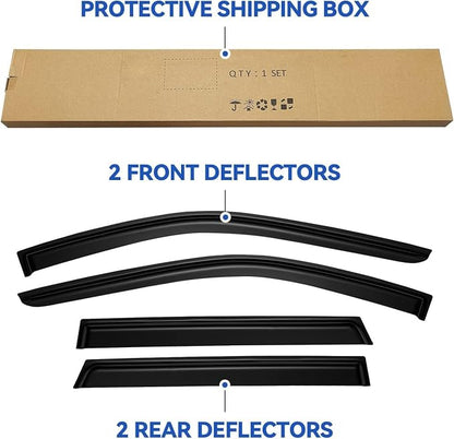 Window Visors Rain Guards Shield - Image 5