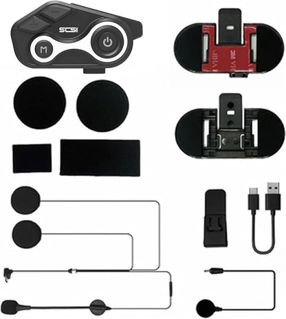Motorcycle Bluetooth Intercom 1000m 2 Riders Motorbike Helmet Communication - Image 8