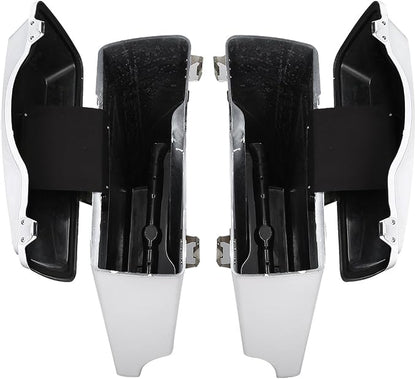 XFMT Motorcycle Stretched Saddlebags 5" Extended Hard Saddle Bags - Image 9