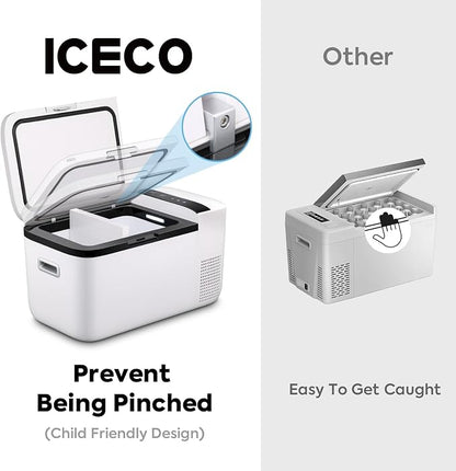 ICECO GO20 Dual Zone 12 Volt Refrigerator, 12V Car Refrigerator - Image 6