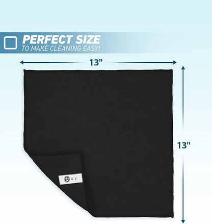 Microfiber Cleaning Cloth-24Pcs Ultra Soft Highly Absorbent Rags - Image 2