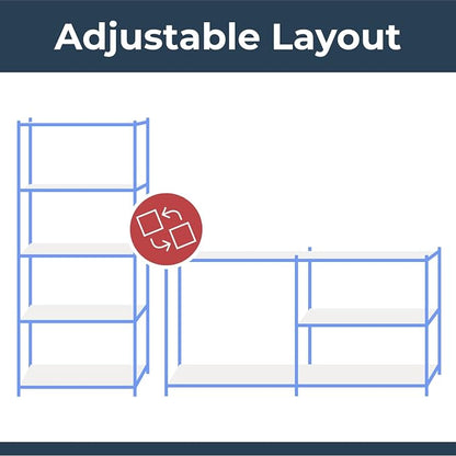 G-Rack | 5 Tier Garage Shelving Units | Metal Shelving Storage | Heavy-Duty - Image 7
