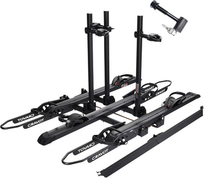 CyberRack S3 Ebike Rack, 300 lbs Capacity Foldable Bike Racks by CRAVOT