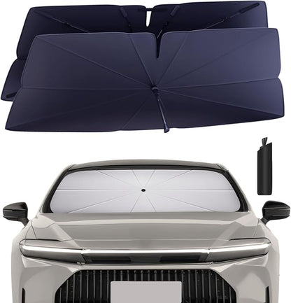 Windshield Sun Shade Umbrella for 2023-2025 Toyota Crown Accessories: Custom by HIMUMOY
