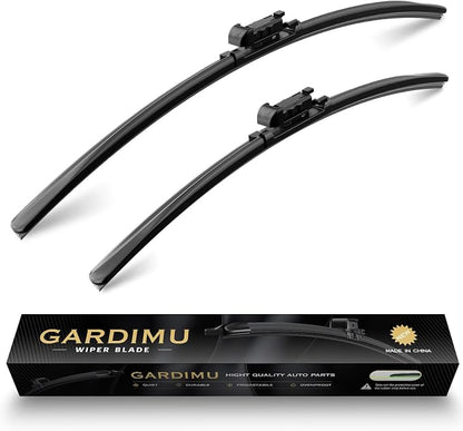 Front Windshield Wipers, 2-Piece Set by GARDIMU