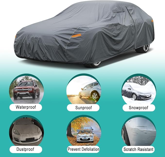 Premium Car Cover Custom Fit Chevy Corvette C4/C5/C7/C8 Coupe Convertible Targa - Image 4