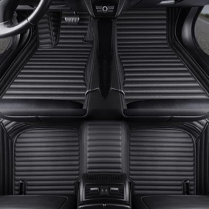 Custom All-Weather Protection Luxury Leather Floor Mats - Image 9