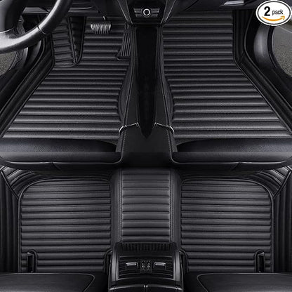 Custom All-Weather Protection Luxury Leather Floor Mats by JTXWANG