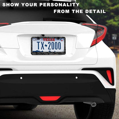 Topographic License Plate Frame-2 PCS Topography | Map | Exploration | - Image 2