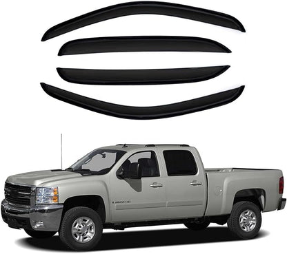 Sun/Rain Guards Window Visors Wind Deflector Compatible by GLDIFA