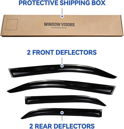 Window Visors Rain Guards Shield - Image 4